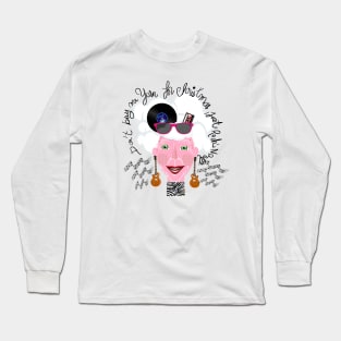 Grand ma loves rock'N roll Long Sleeve T-Shirt